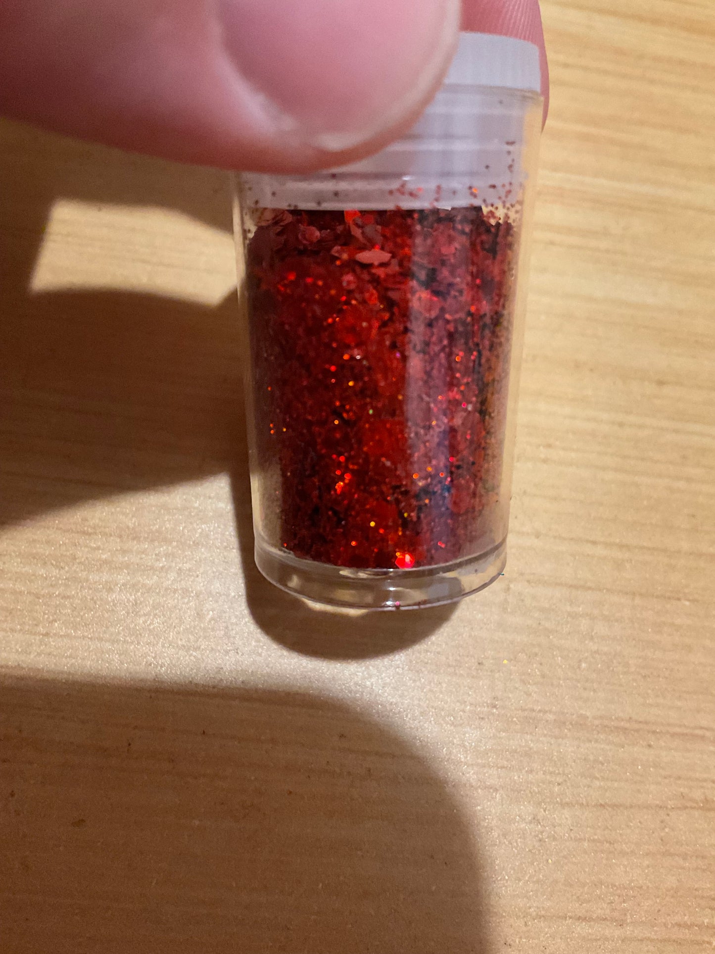 #476 Red Chunky Glitter