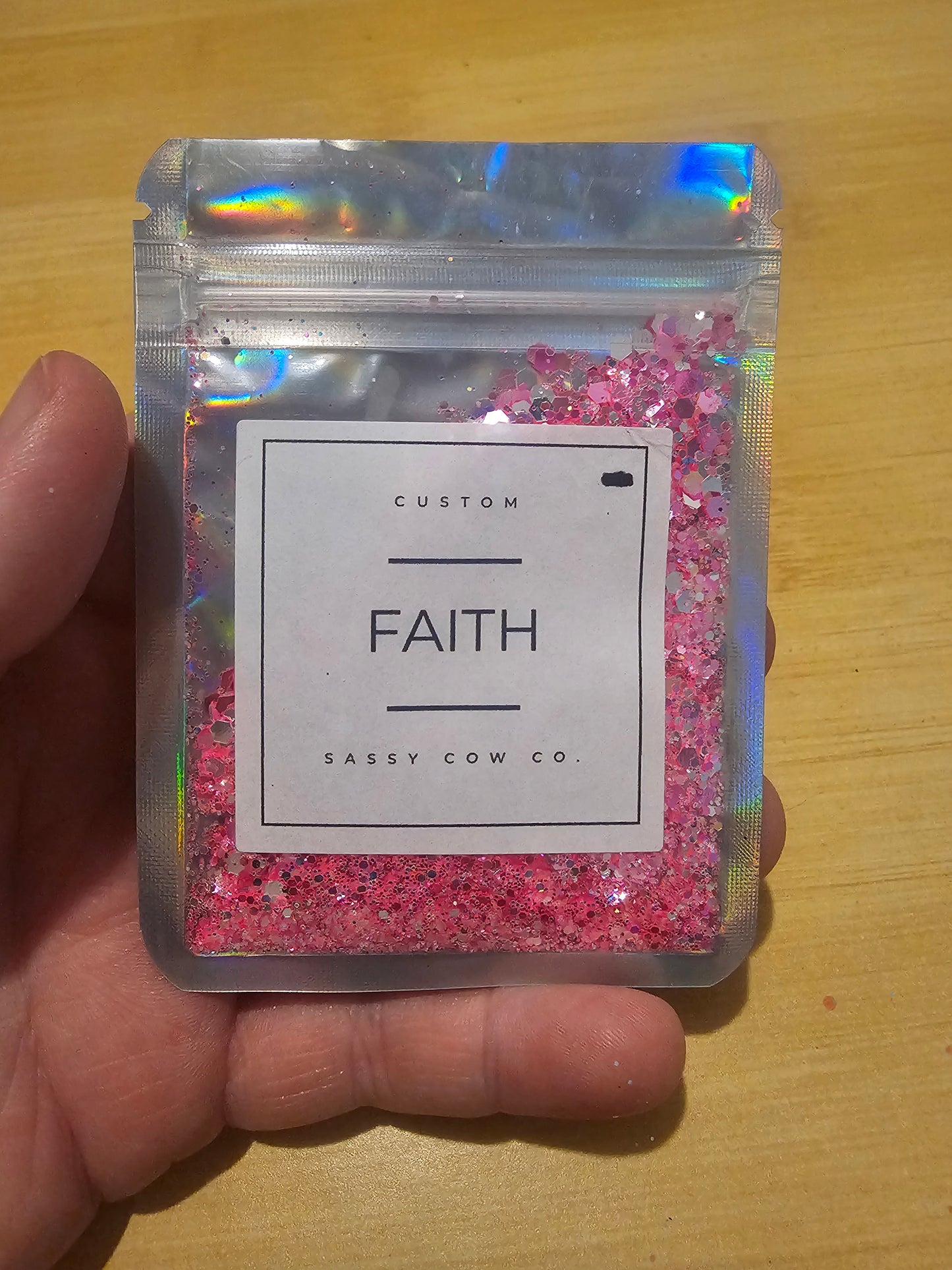 #584 Faith Chunky Glitter