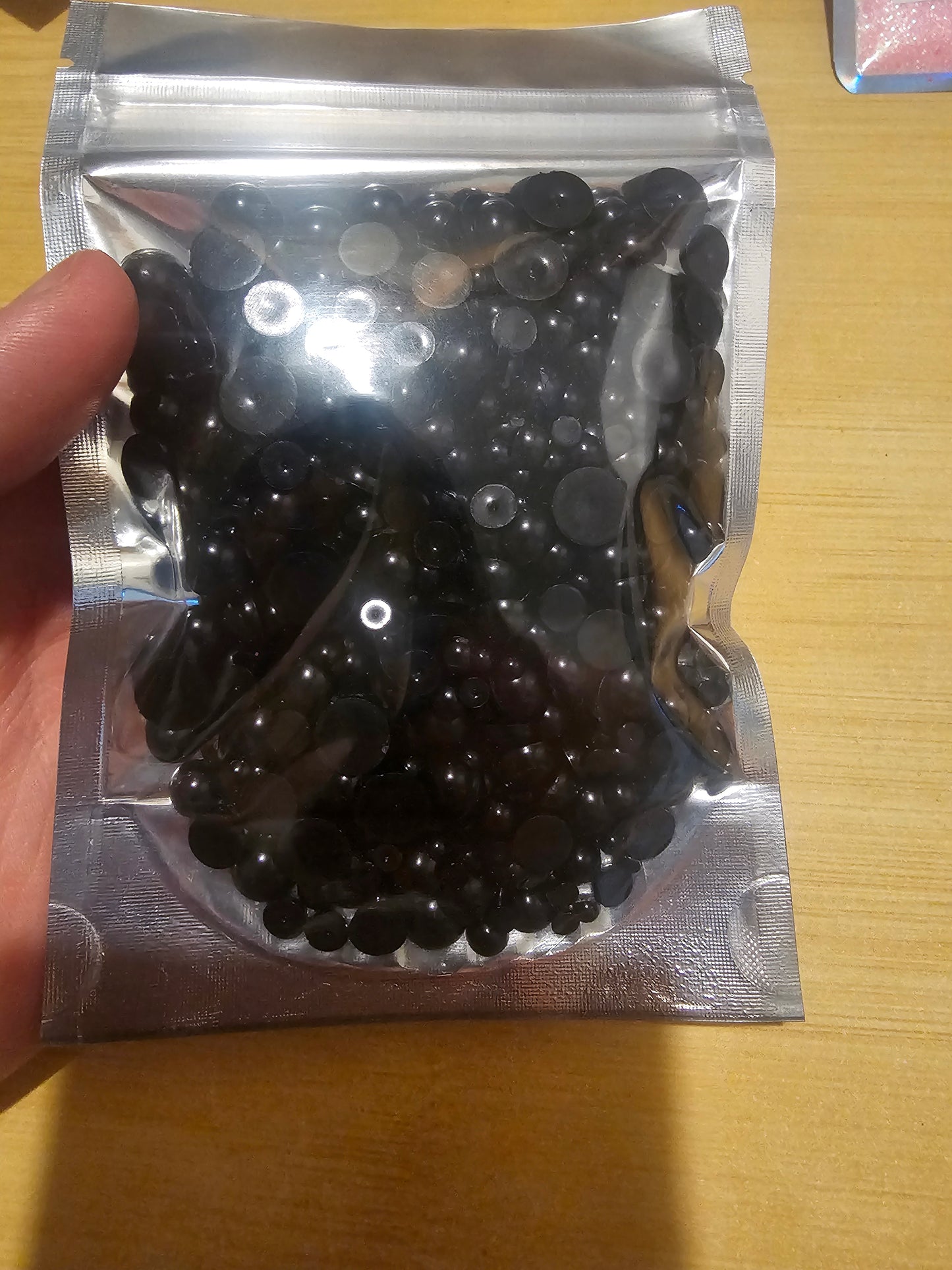 #625 Black Beads