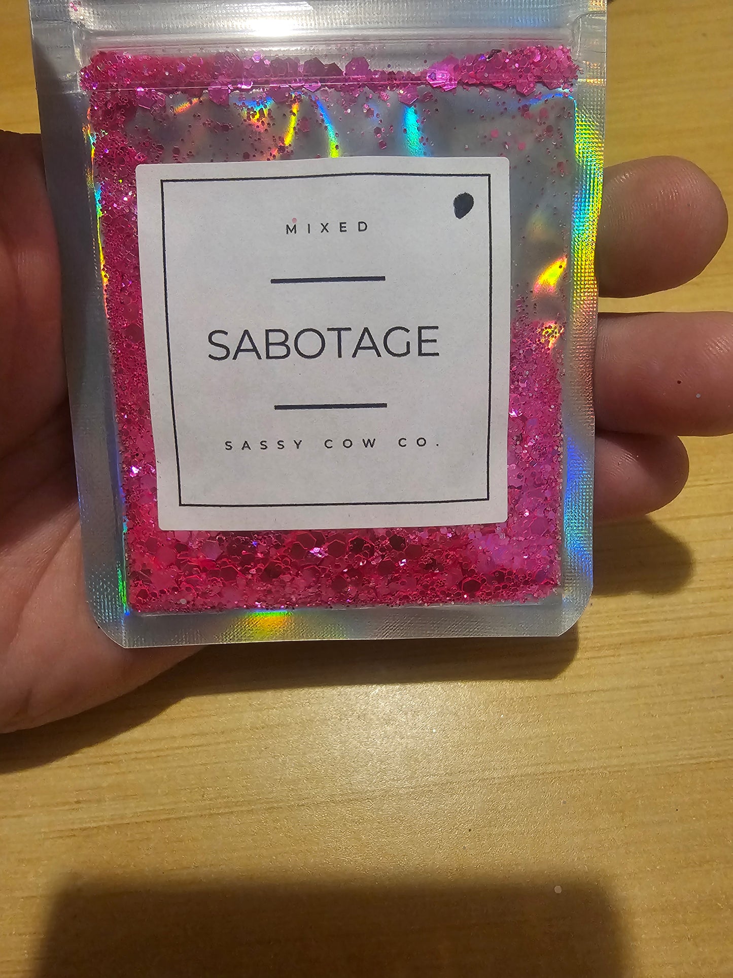 #606 Sabotage Chunky Glitter