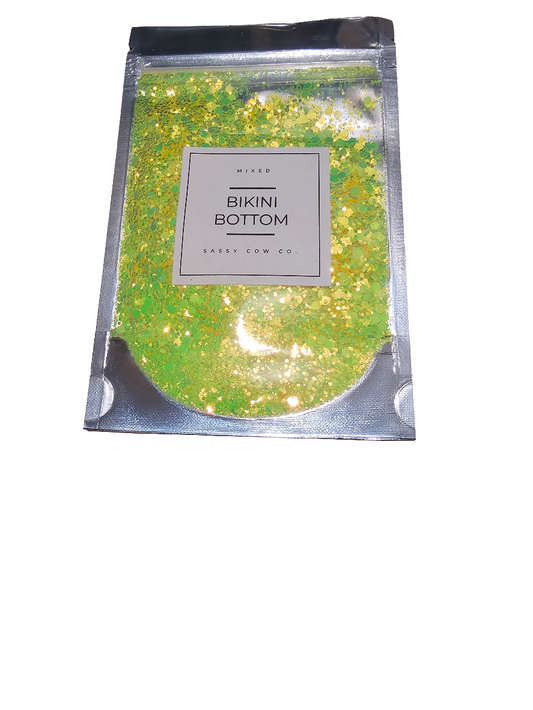 #634 Bikini Bottom Chunky Glitter