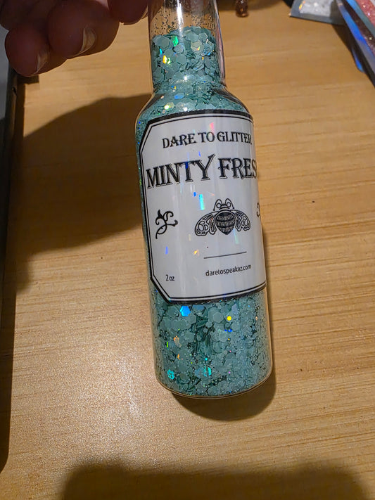 #877 Minty Fresh Chunky Glitter