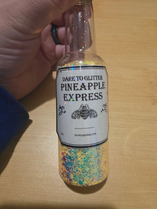 #947 Pineapple express Chunky Glitter