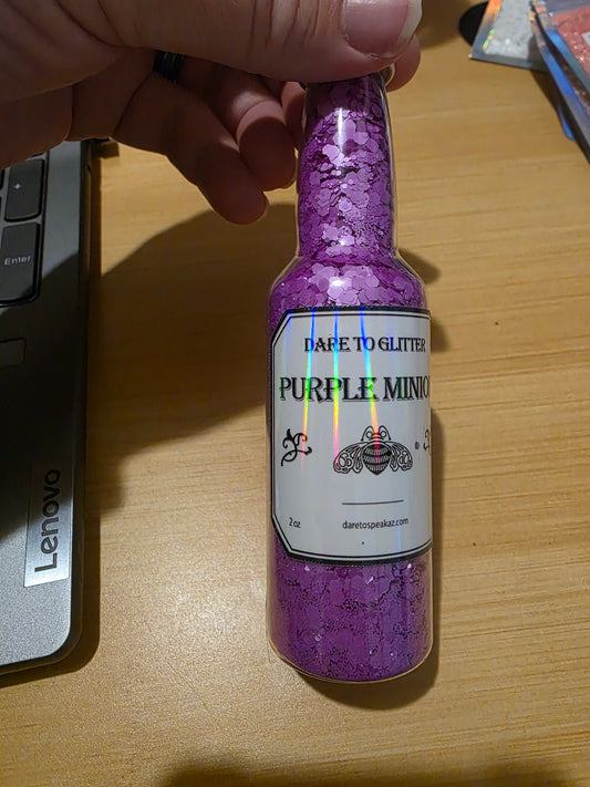 #879 Purple Minion Chucky Glitter