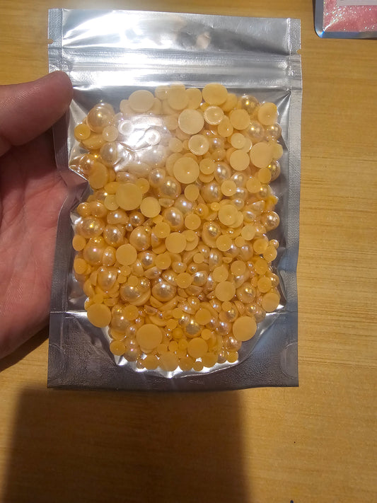 #627 Yellow Beads