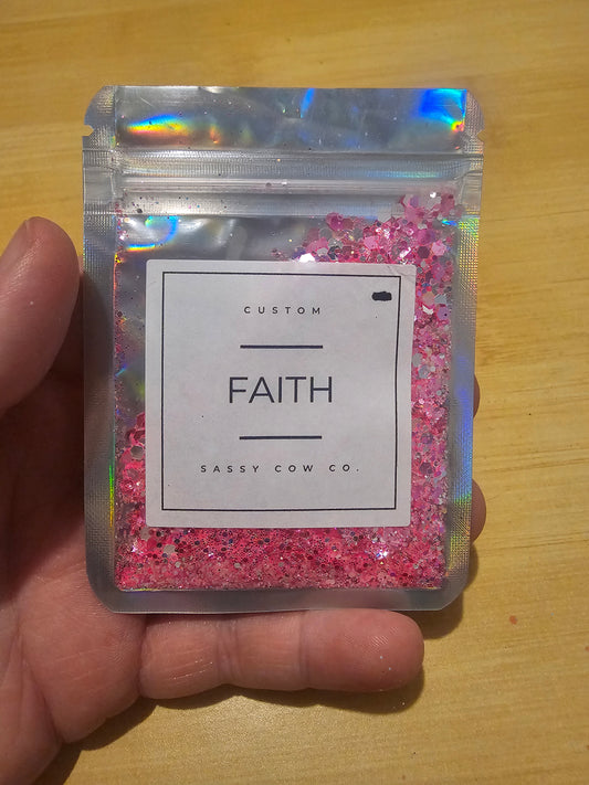 #584  Faith Chunky Glitter