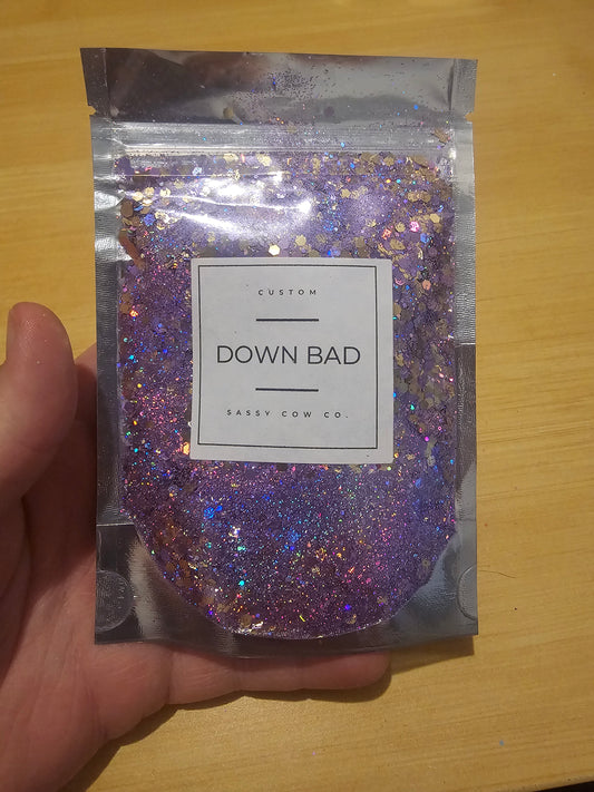 #579 Down Bad Chunky Glitter