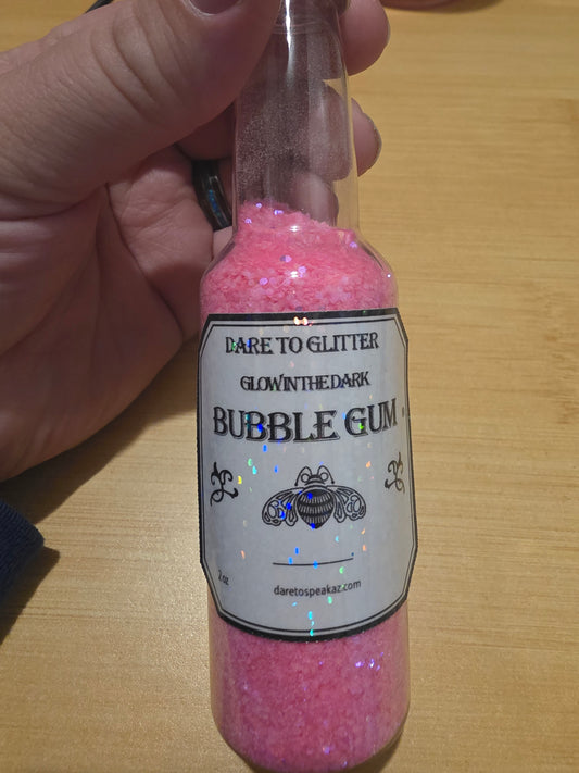 #931 Bubble Gum Glow In the Dark FIne Glitter