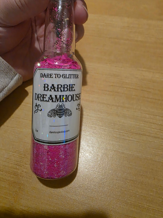 #855 Barbie Dream House Chunky Glitter
